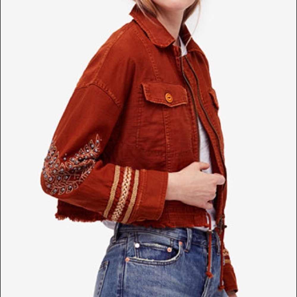 💥SOLD💥 Free people cropped jacket